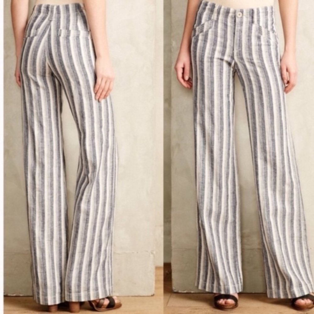 Pilcro & the Letterpress Anthropologie Linen Pants
